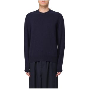 Bottega Veneta, Heren, Truien, Blauw, Maat: S Kasjmier,