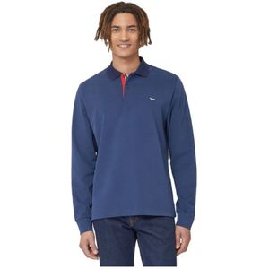 Harmont & Blaine, Heren, Tops, Blauw, Maat: 3XL Katoen,