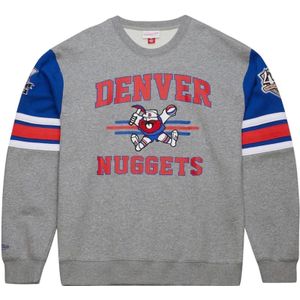 Mitchell & Ness, Heren, Sweatshirts & Hoodies, Grijs, Maat: M