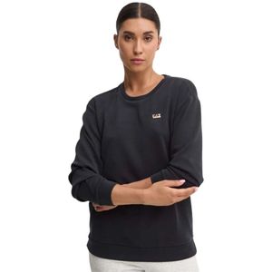 Emporio Armani Ea7, Dames, Sweatshirts & Hoodies, Zwart, Maat: M Modal,