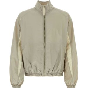 Reebok, Heren, Jassen, Grijs, Maat: S Nylon,