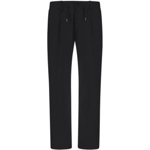 Herno, Heren, Broeken, Zwart, Maat: M Poliester,