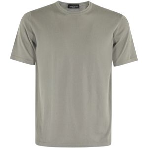 Roberto Collina, Heren, Tops, Groen, Maat: XL