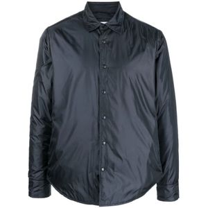 Aspesi, Heren, Overhemden, Blauw, Maat: M