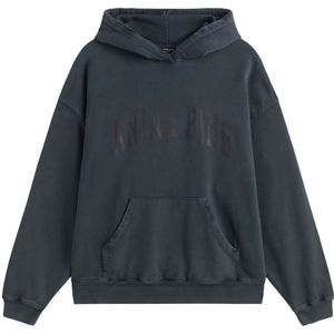 Anine Bing, Dames, Sweatshirts & Hoodies, Blauw, Maat: XS Katoen,