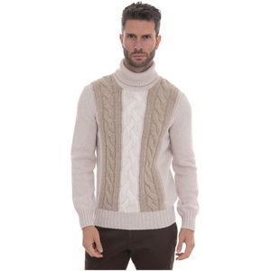Gran Sasso, Heren, Truien, Beige, Maat: XL Wol,