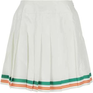 Casablanca, Dames, Rokken, Wit, Maat: XS Satijn,