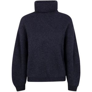 Semicouture, Dames, Truien, Blauw, Maat: M Kasjmier,