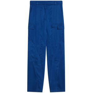 Ferragamo, Dames, Broeken, Blauw, Maat: 2XS