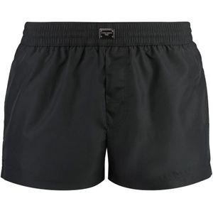 Dolce & Gabbana, Heren, Badkleding, Zwart, Maat: S Poliester,