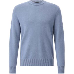 Vince, Heren, Truien, Blauw, Maat: L Wol,