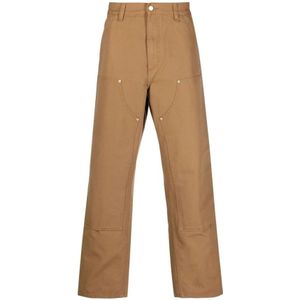 Carhartt Wip, Heren, Broeken, Bruin, Maat: W32