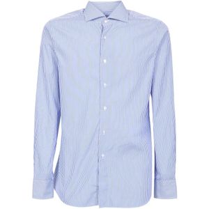 Dell'oglio, Heren, Overhemden, Blauw, Maat: 3XL