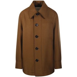 Ami Paris, Dames, Jassen, Bruin, Maat: 2XS Wol,
