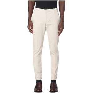 Dondup, Heren, Broeken, Wit, Maat: W31 Corduroy,