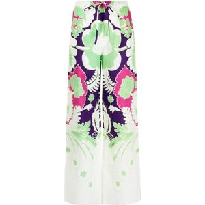 Valentino, Dames, Broeken, Veelkleurig, Maat: XS Katoen,