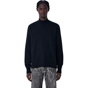 Rick Owens, Heren, Sweatshirts & Hoodies, Zwart, Maat: M Katoen,