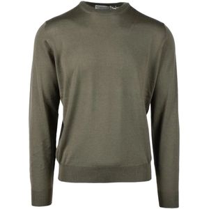 Filippo De Laurentiis, Heren, Truien, Groen, Maat: XL Wol,