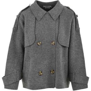 Notshy, Dames, Jassen, Grijs, Maat: M Wol,