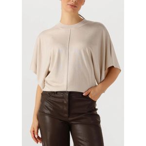 Est'Seven, Dames, Truien, Beige, Maat: XS Viscose,