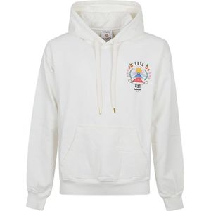 Casablanca, Heren, Sweatshirts & Hoodies, Wit, Maat: L Katoen,