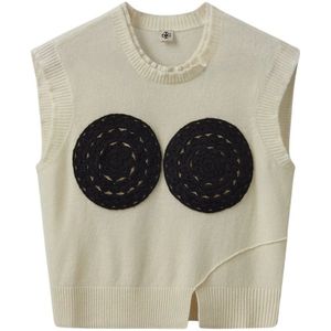 The Garment, Dames, Truien, Beige, Maat: 2XS Wol,