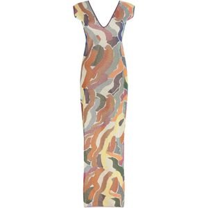 Circus Hotel, Dames, Jurken, Veelkleurig, Maat: S Polyamide,