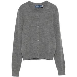 Polo Ralph Lauren, Dames, Truien, Grijs, Maat: M Wol,