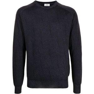 Etro, Heren, Truien, Blauw, Maat: M Wol,