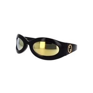 Iconische Gucci zonnebril Gg1247S 003 , Black , Dames , Maat: 60 MM