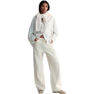 The New Society, Dames, Jeans, Beige, Maat: S Denim,