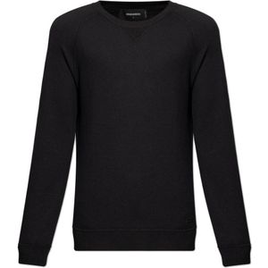 Dsquared2, Heren, Truien, Zwart, Maat: M Wol,