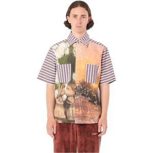 Rassvet, Heren, Overhemden, Veelkleurig, Maat: M Katoen,