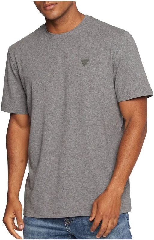 GUESS - HEDLEY - T-shirt - Zwart - Katoen/Modal - Recht Model