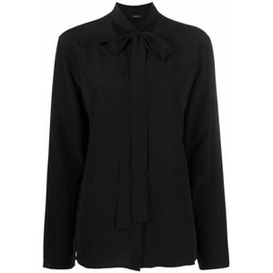 Joseph, Dames, Blouses & Shirts, Zwart, Maat: S Zijde,