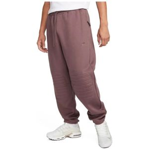 Nike, Heren, Broeken, Bruin, Maat: L Katoen,