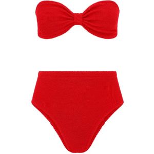 Hunza G, Dames, Badkleding, Rood, Maat: ONE Size Polyamide,