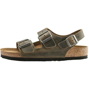 Birkenstock, Heren, Schoenen, Groen, Maat: 43 EU Leer,