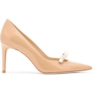 Stuart Weitzman, Dames, Schoenen, Beige, Maat: 40 EU Leer,