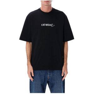 Off White, Heren, Tops, Zwart, Maat: S Katoen,