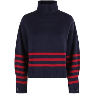 Semicouture, Dames, Truien, Blauw, Maat: S