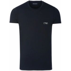 Emporio Armani, Heren, Tops, Zwart, Maat: S