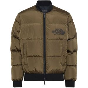 Dsquared2 - Groene Ritsjas - Heren - Logo Print