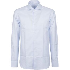 Orian, Heren, Overhemden, Blauw, Maat: L Katoen,