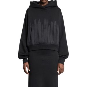 Thom Krom, Dames, Sweatshirts & Hoodies, Zwart, Maat: XS Katoen,