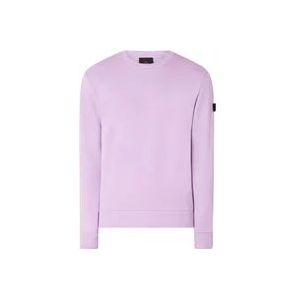 Peuterey Casual Loose Fit Sweater , Purple , Heren , Maat: S