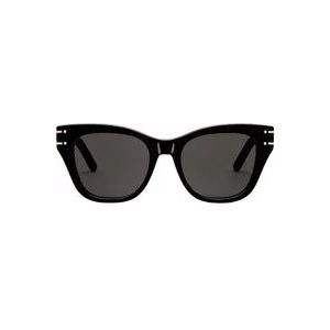 Dior Moderne Vlinder Zonnebril , Black , unisex , Maat: 52 MM
