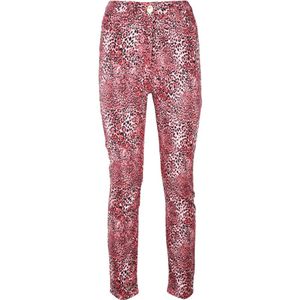 Elisabetta Franchi, Dames, Broeken, Veelkleurig, Maat: W28 Katoen,