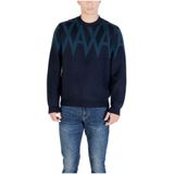 Armani Exchange, Heren, Truien, Blauw, Maat: M Katoen,