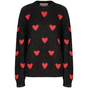 Valentino Garavani, Heren, Truien, Zwart, Maat: L Wol,